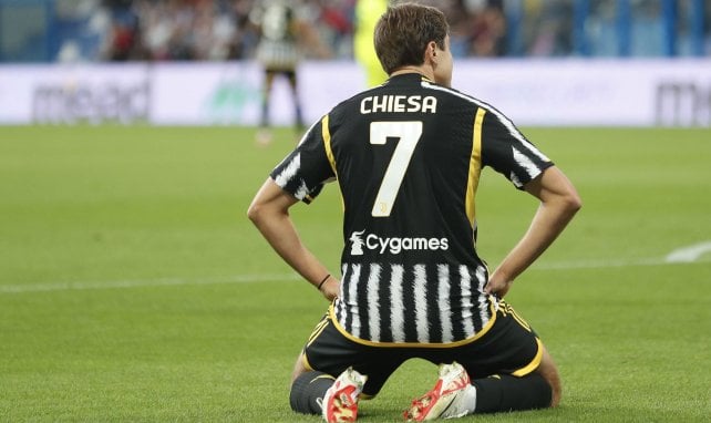 Federico Chiesa avec le maillot de la Juventus 