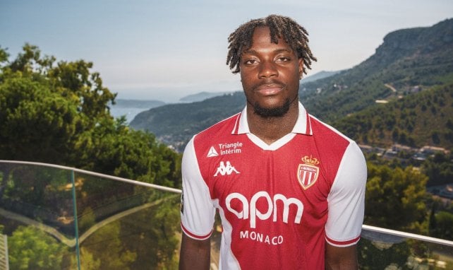 George Ilenikhena porte le maillot de l'AS Monaco