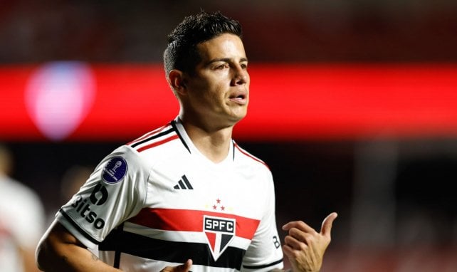 James Rodriguez sous le maillot de São Paulo